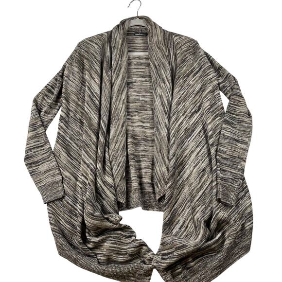 Moda International Cardigan Womens XS Cotton Cashmere Waterfall Open Front - Picture 1 of 11
